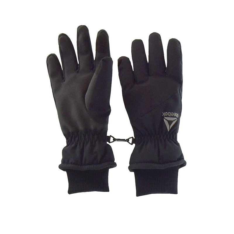 gants Reebok pour femmes. Logo réfléchissant. Résistants au vent Poignet élastiqué. Attache