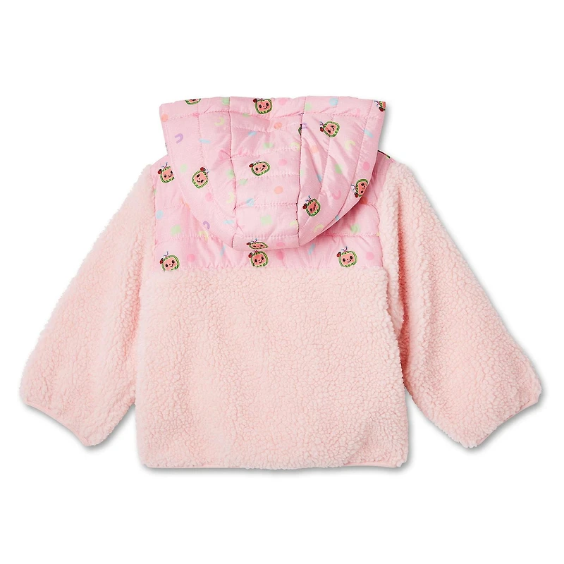 Veste en sherpa Cocomelon pour bebe.