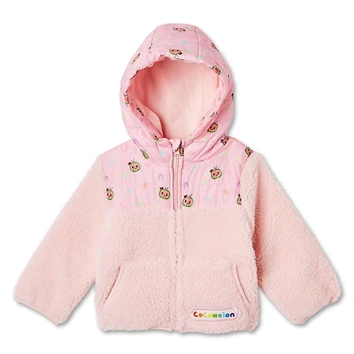 Cocomelon Baby Girls' Sherpa Jacket