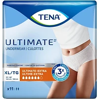 TENA Culottes contre l’incontinence féminine - Absorption ultime - T-Grand - 11 unités T-Grand - 11 unités