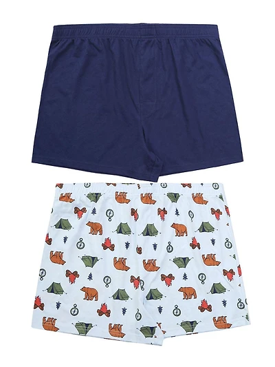 FOX & BADGER Sleep 2 Pack Short