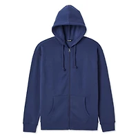 Haut à capuchon zippé sur la longueur George pour hommes Tailles P-2XL
