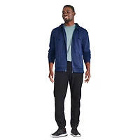 Haut à capuchon zippé sur la longueur George pour hommes Tailles P-2XL