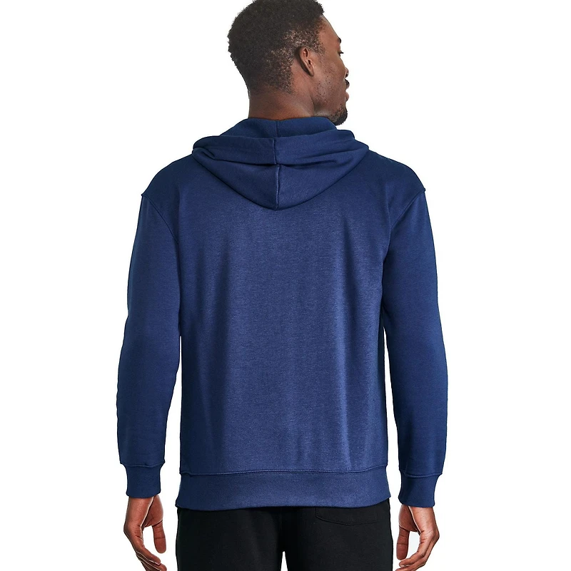 Haut à capuchon zippé sur la longueur George pour hommes Tailles P-2XL