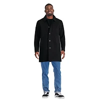 Manteau en simililaine George pour hommes Tailles P-2XL