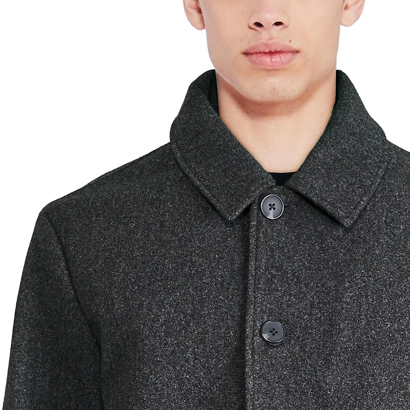 George Men's Faux Wool Coat, Sizes S-2XL