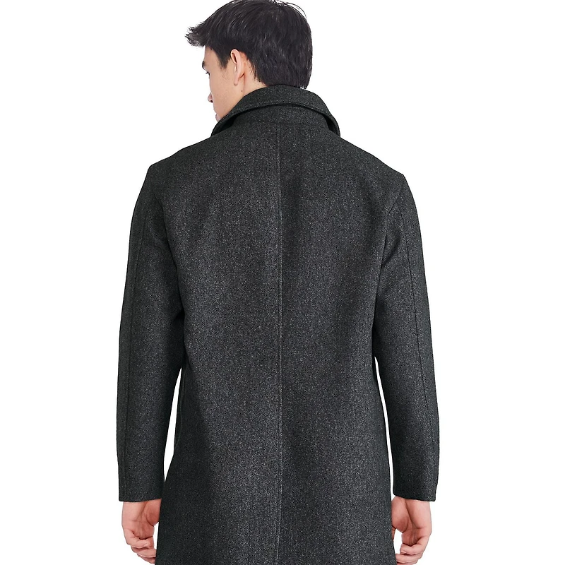 Manteau en simililaine George pour hommes Tailles P-2XL