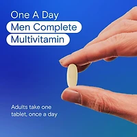 Multivitamines One A Day pour hommes – Vitamines quotidiennes pour hommes, contenant des vitamines A, C et D et du zinc pour soutenir la santé immunitaire, des vitamines E et B12, du magnésium et du calcium
