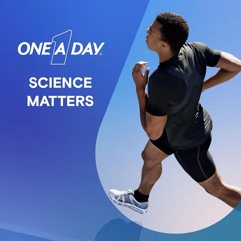 Multivitamines One A Day pour hommes – Vitamines quotidiennes pour hommes, contenant des vitamines A, C et D et du zinc pour soutenir la santé immunitaire, des vitamines E et B12, du magnésium et du calcium