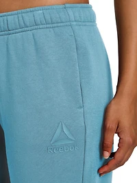 Reebok pantalon de jogging surdimensionné à ourlet cintré weekender pour femme Tailles XS-2XL