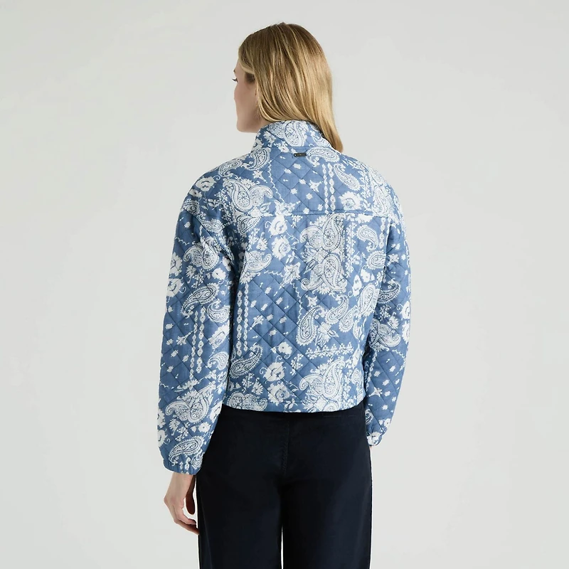 Mexx Women’s Quilted Printed Bomber Jacket, XS-XXL