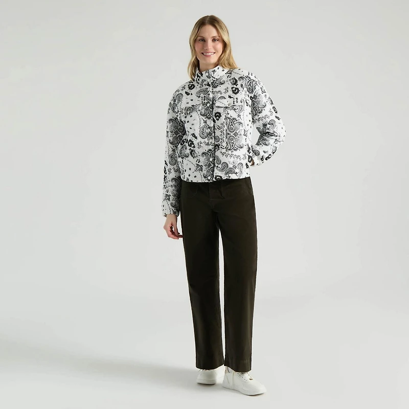 Mexx Femmes Veste Bombardier Imprimé Matelassé XS-XXL