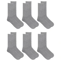 Lot de 6 paires de mi-chaussettes en coton Athletic Works pour hommes