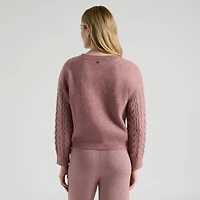 Mexx Pull en tricot torsadé à nœuds pour femmes XS-XXL