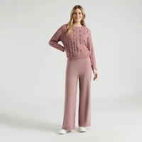 Mexx Pull en tricot torsadé à nœuds pour femmes XS-XXL