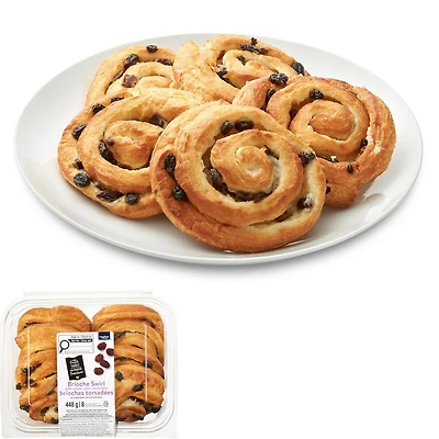 Your Fresh Market Brioche Swirl With Raisins, 8 pieces, 448 g total