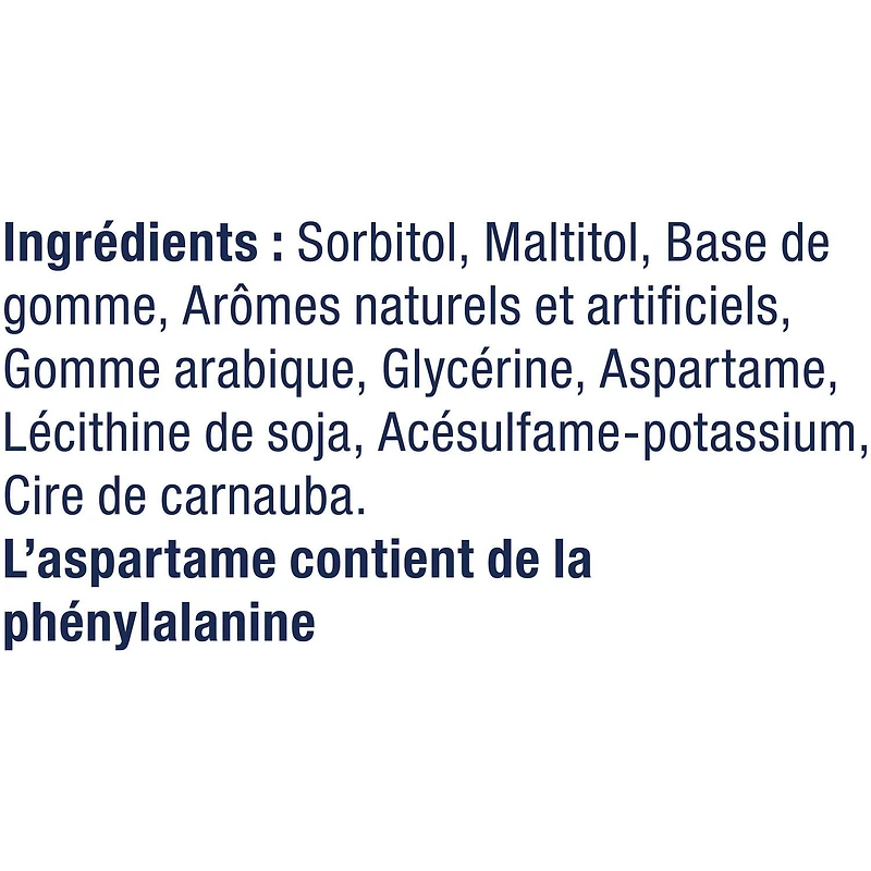 EXCEL, Winterfresh Flavoured Sugar Free Chewing Gum, 12 Pieces, 1 Pack, 4 Packs, 12 Pellets/Pack