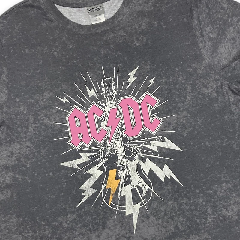AC/DC Ladie's crew neck, short sleeve T-Shirt