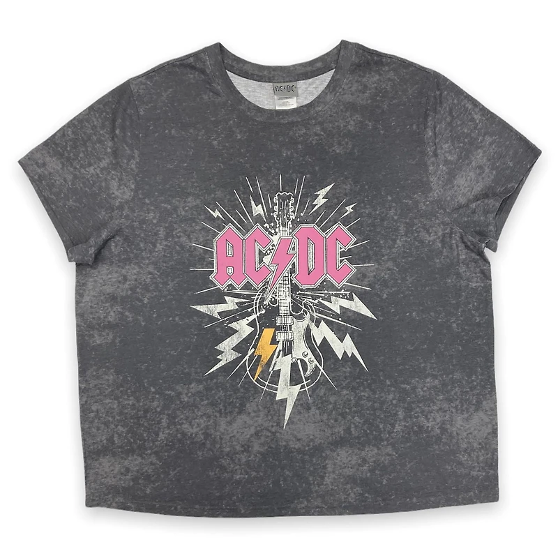 AC/DC Ladie's crew neck, short sleeve T-Shirt