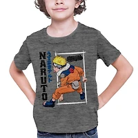 Naruto T-Shirt col rond à manches courtes pour garçon