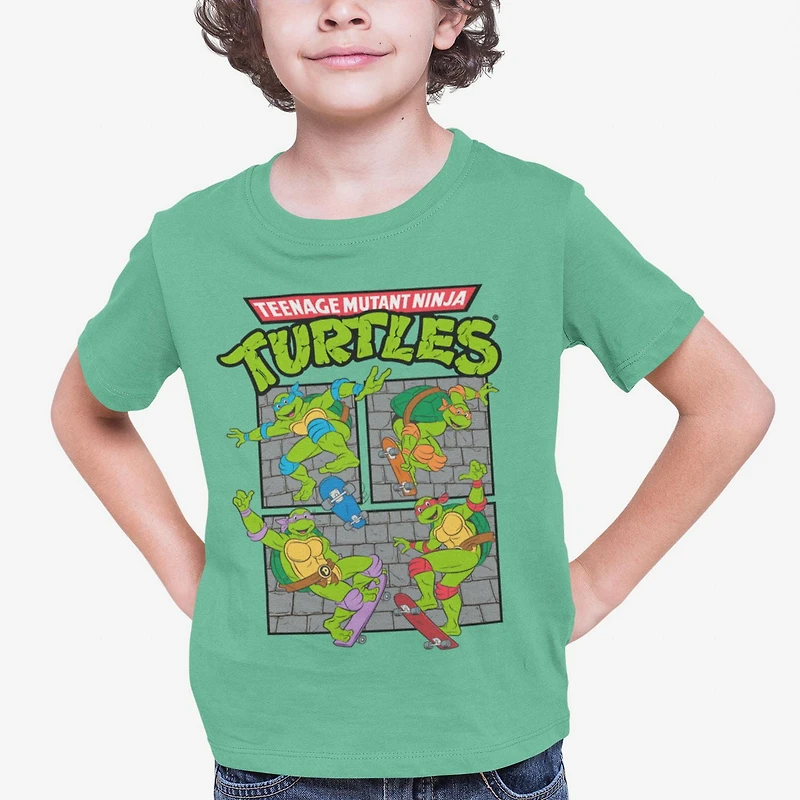Teenage Mutant Ninja Turtles Boy's Short Sleeve crew neck T-shirt, Sizes XS to XL