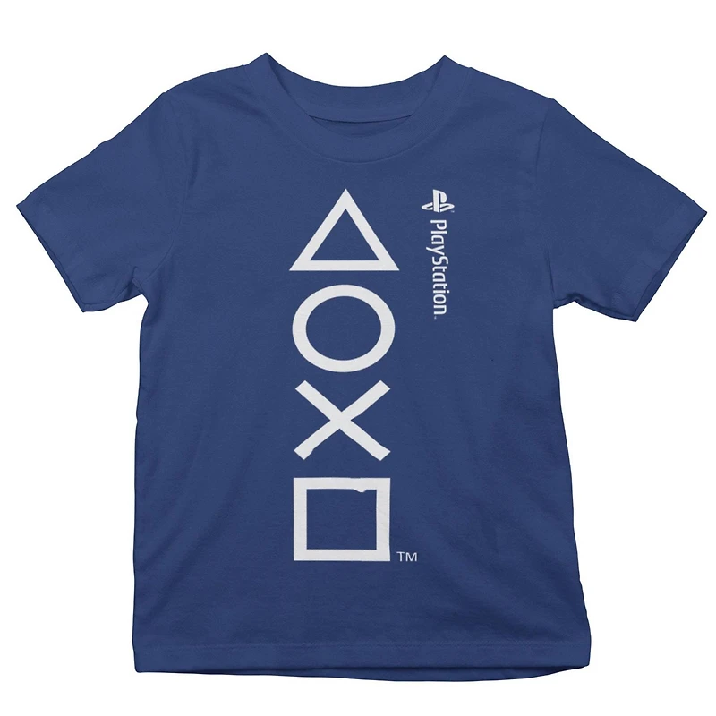 Playstation T-Shirt col rond à manches courtes pour garçon Tailles TP à TG