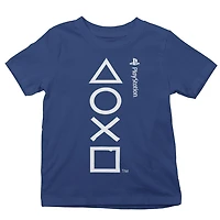 Playstation T-Shirt col rond à manches courtes pour garçon Tailles TP à TG