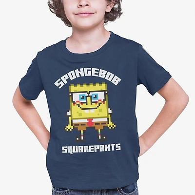 Sponge Bob Boy's Short Sleeve crew neck T-shirt