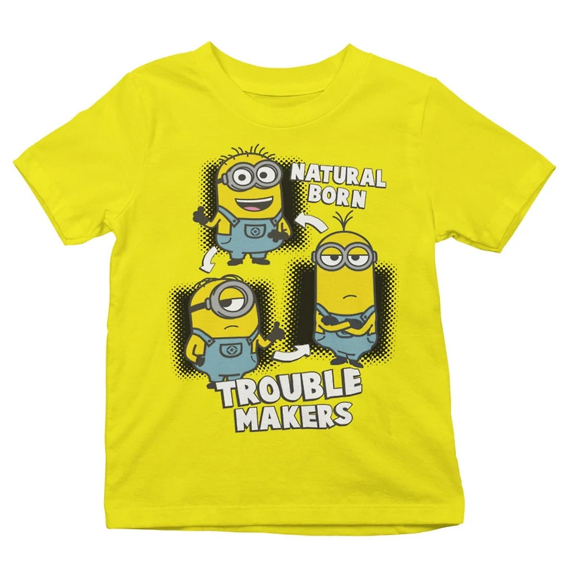 Minions Boy's Short Sleeve crew neck T-shirt