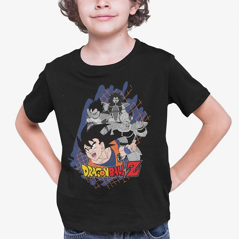 Dragon Ball Z T-Shirt col rond à manches courtes pour garçon