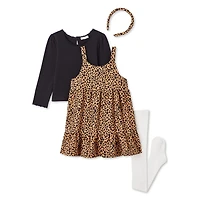 Btween Toddler Girls' Dress 4-Piece Set, Sizes 2T-5T