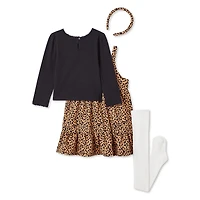 Btween Toddler Girls' Dress 4-Piece Set, Sizes 2T-5T