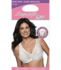 Exquisite Form #9600565 FULLY Full-Coverage Posture Bra, Wire-Free, Front Closure, Lace, Sizes 38B-46DD