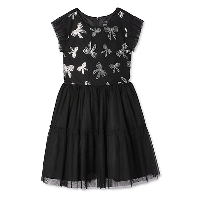 George Girls' Sequin Dress, Sizes 4-16