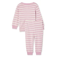 George Baby Girls' Pajama 2-Piece Set, Sizes 6-24 months