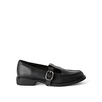 Time and Tru Women's Buckled Strap Loafers