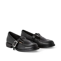 Time and Tru Women's Buckled Strap Loafers
