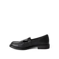 Time and Tru Women's Buckled Strap Loafers