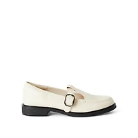 Time and Tru Women's Buckled Strap Loafers