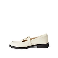Time and Tru Women's Buckled Strap Loafers