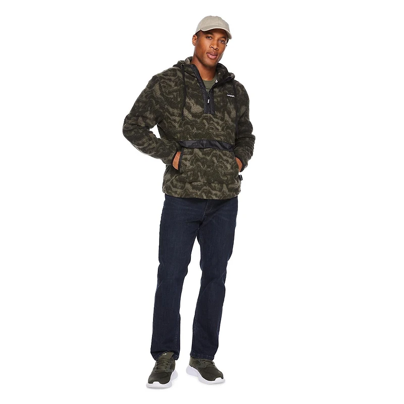 Canadiana x RCGS Men's Faux Shearling Popover, Sizes S-2XL