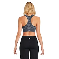 Soutien-gorge imprimé sans coutures à dos nageur Athletic Works pour femmes