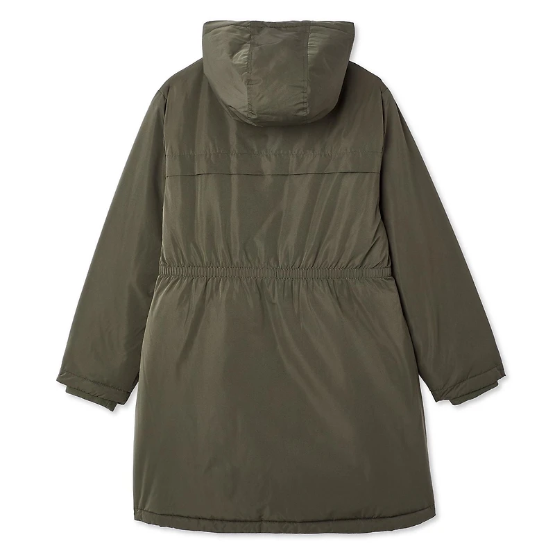 George Girls' Hooded Long Parka, Sizes XS-XL