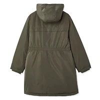 George Girls' Hooded Long Parka, Sizes XS-XL