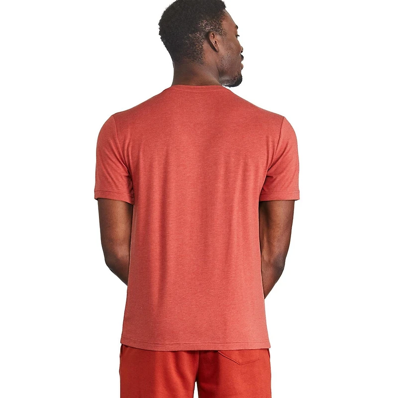 T-shirt extensible à encolure en V George pour hommes Tailles P-2XL