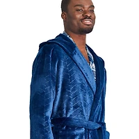 Robe de chambre à capuchon George pour hommes Tailles P/M-G/TG