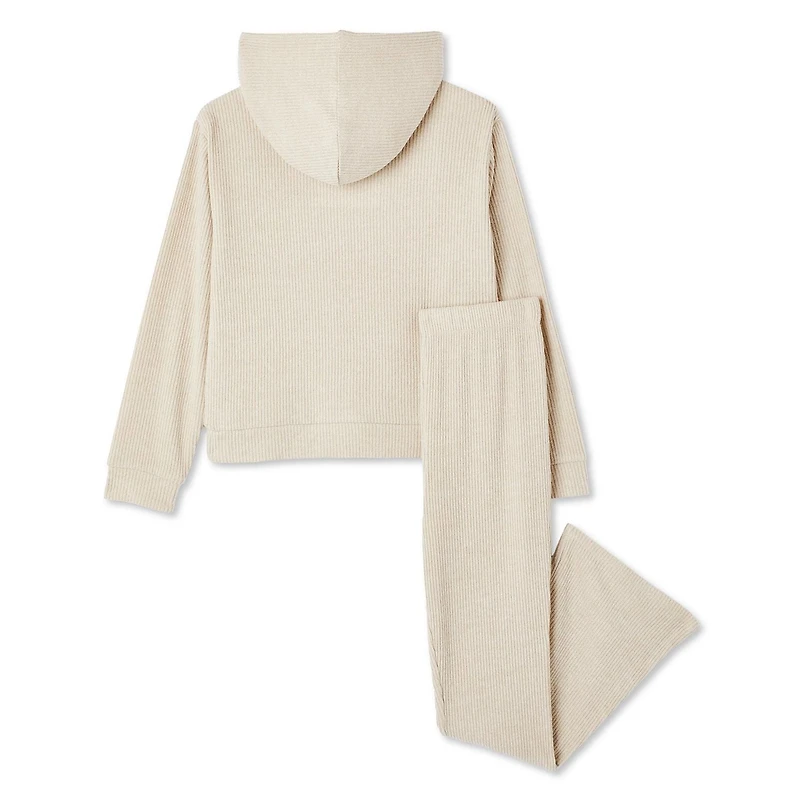 Btween Girls' Hacci Hoodie 3-Piece Set