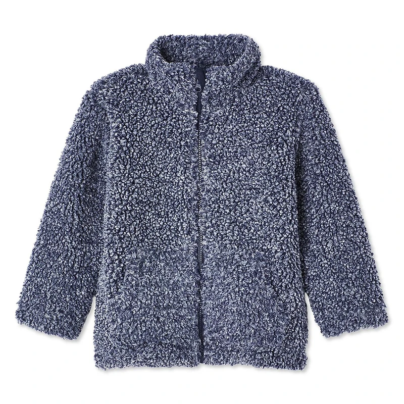 George Toddler Boys' Faux Shearling Full-Zip Jacket