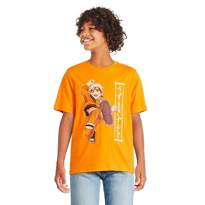 Naruto Boys' Short Sleeve Tee, Sizes XS-XL