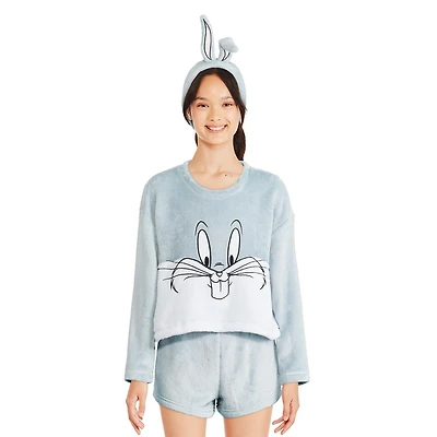 Justice Girls' Looney Tunes Sleep Boxer 2-Piece Set